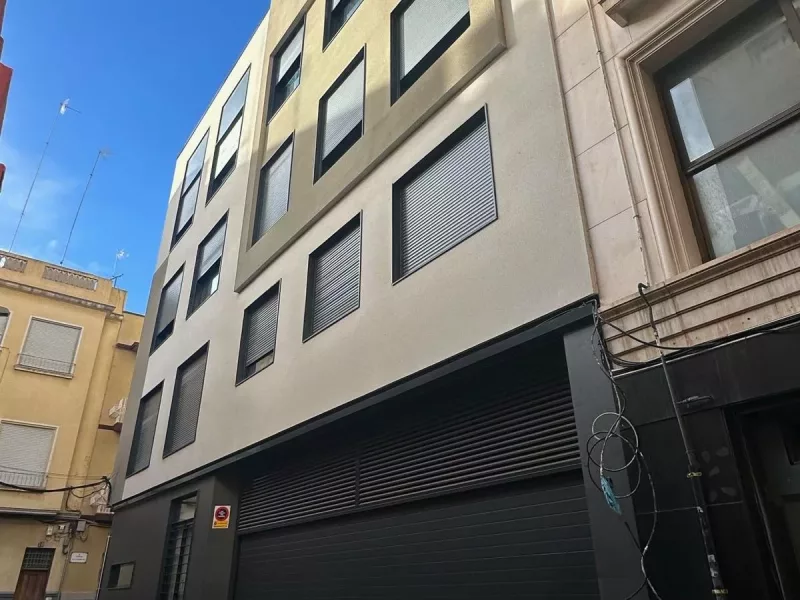 Fachada del Edificio San Joaquín, primer edificio certificado Passivhaus de Elche
