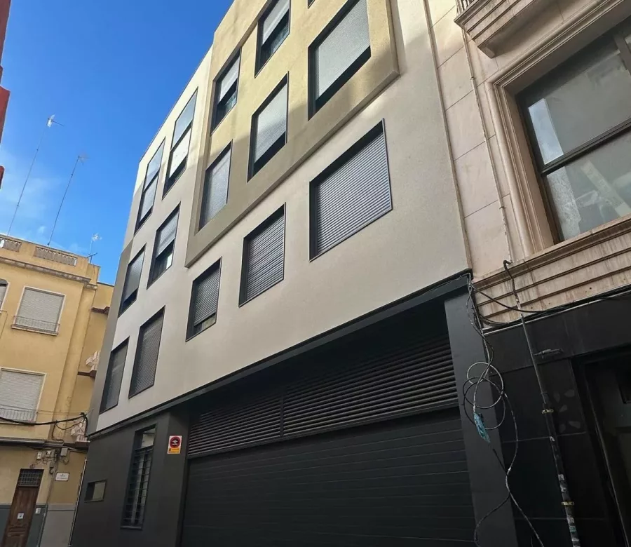 Fachada del Edificio San Joaquín, primer edificio certificado Passivhaus de Elche